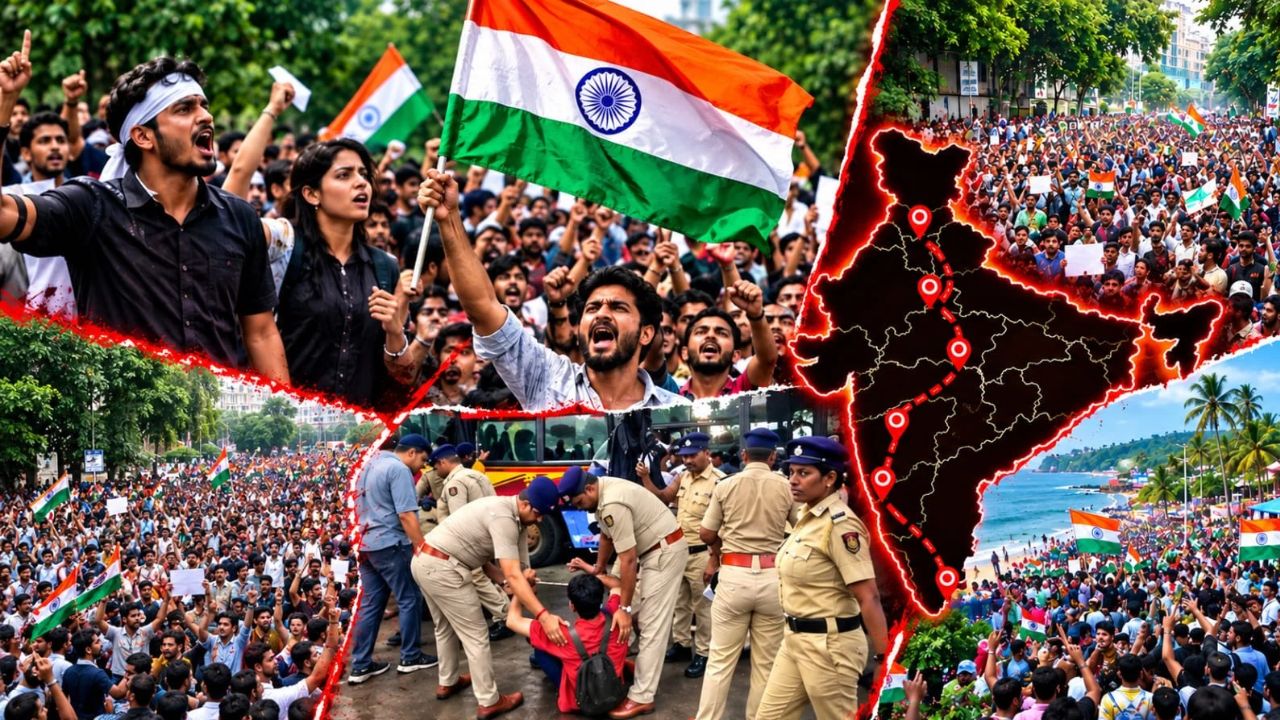 CJP प्रदर्शन पर दिल्ली से गोवा तक पुलिस का एक्शन! 300 से ज्यादा लोगों पर FIR; दो लोग गिरफ्तार