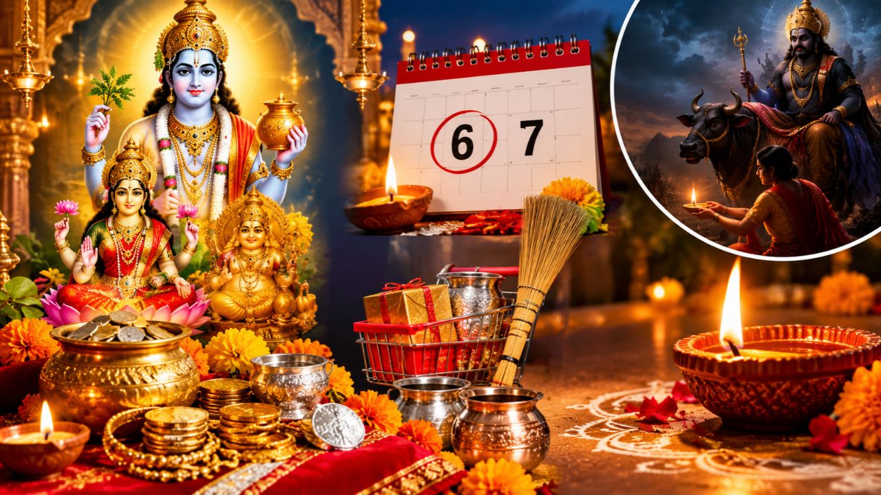 Dhanteras 2026: 6 या 7 नवंबर, आखिर किस दिन मनाया जाएगा धनतेरस? जानें पूजा का शुभ मुहूर्त और यम दीपक की खास कहानी