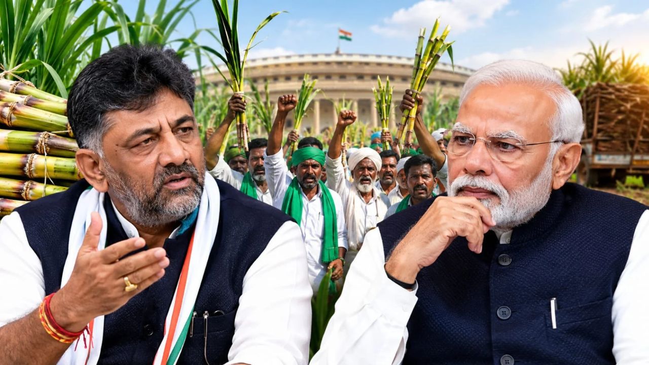गन्ना किसानों के आंदोलन के बीच बड़ा कदम उठाने की तैयारी, PM मोदी से मिलेंगे डीके शिवकुमार; अब क्या निकलेगा समाधान