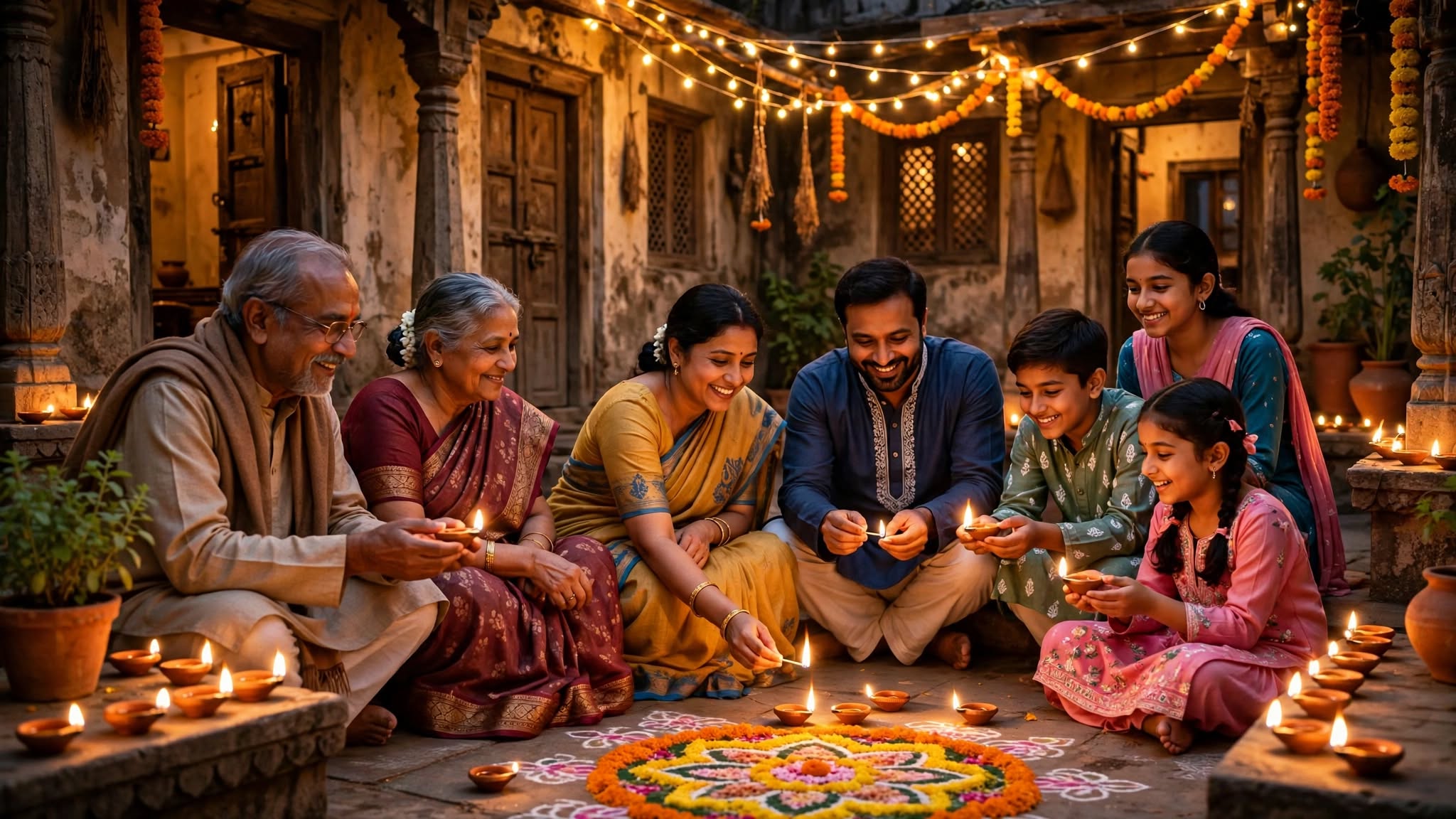 दिवाली आते ही घरों में रोशनी, बाजारों में सजावट और मिठाइयों की खुशबू फैल जाती है। पहले इस त्योहार की तैयारियां कई दिन पहले शुरू हो जाती थीं। बच्चे मिट्टी के घरौंदे बनाते थे, घरों में कागज के कंदील तैयार होते थे और महिलाएं अपने हाथों से पकवान बनाकर पड़ोसियों में बांटती थीं। आज त्योहार मनाने का तरीका काफी बदल गया है। बाजार की चमक और ऑनलाइन खरीदारी के बीच कई छोटी-छोटी परंपराएं कुछ इलाकों और परिवारों में कम होती दिखाई दे रही हैं।