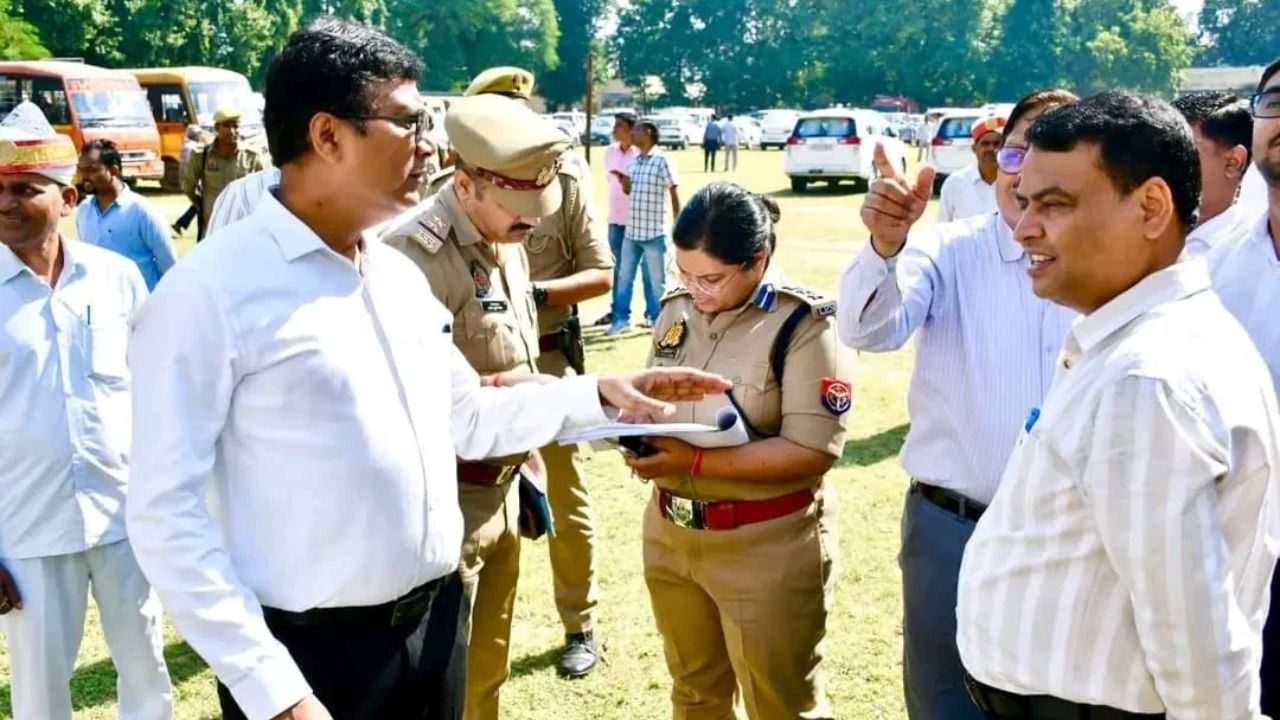 लखीमपुर खीरी में MLC चुनाव को लेकर DM-SPअलर्ट, पुलिसकर्मियों को दिए सुरक्षा के निर्देश