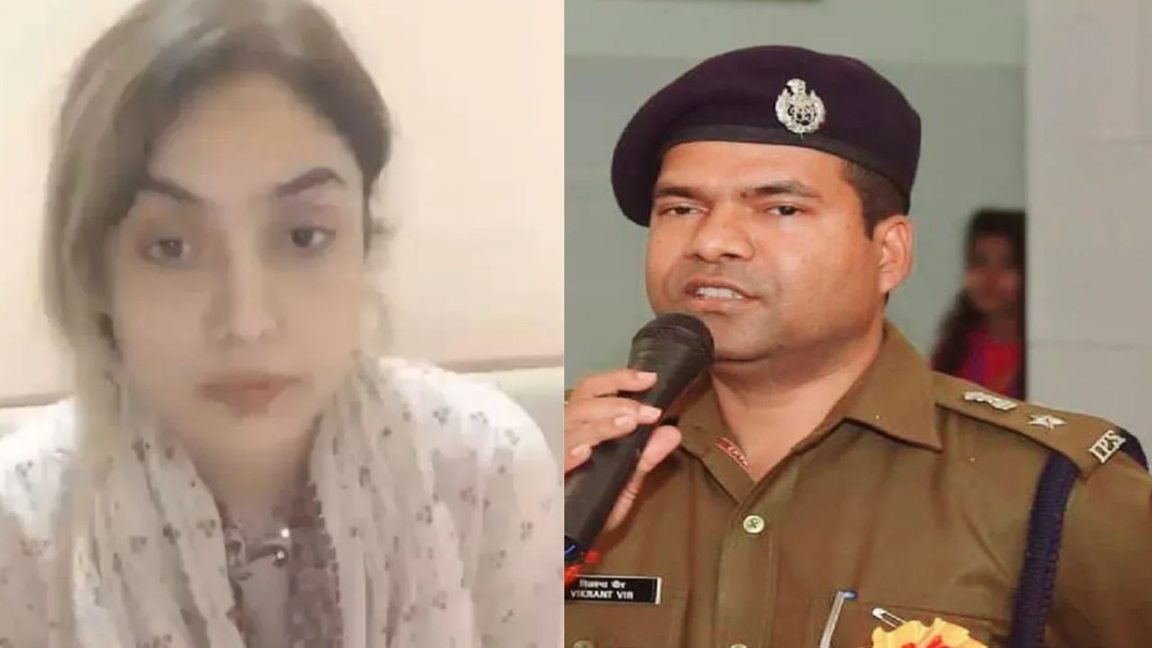 श्रद्धा दुबे मामले में इंस्पेक्टर के बाद IPS विक्रांत वीर पर भी गिरी गाज