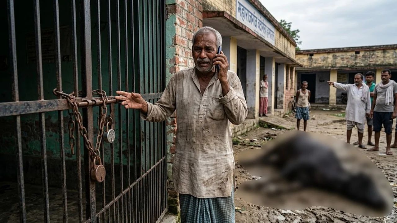 रात में सांप ने डसा, मदद के लिए भटकता रहा परिवार; अस्पताल पर लटका मिला ताला, चिकित्सा व्यवस्था पर उठे सवाल
