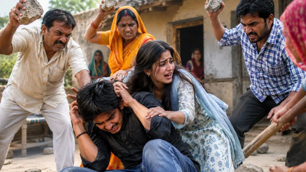 ”कोई पत्थर से ना मारे मेरे दीवाने को” बोलकर आशिक के सामने खड़ी हुई प्रेमिका, फिर घरवालों ने दोनों पर किया अत्याचार