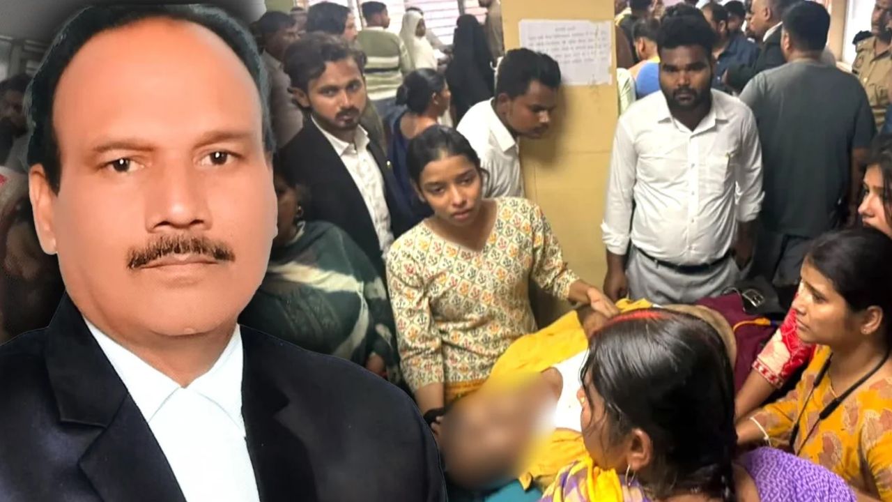 प्रयागराज में दिनदहाड़े अधिवक्ता की गोली मारकर हत्या, पत्नी का गंभीर आरोप- पुलिस के सामने मारी गोली