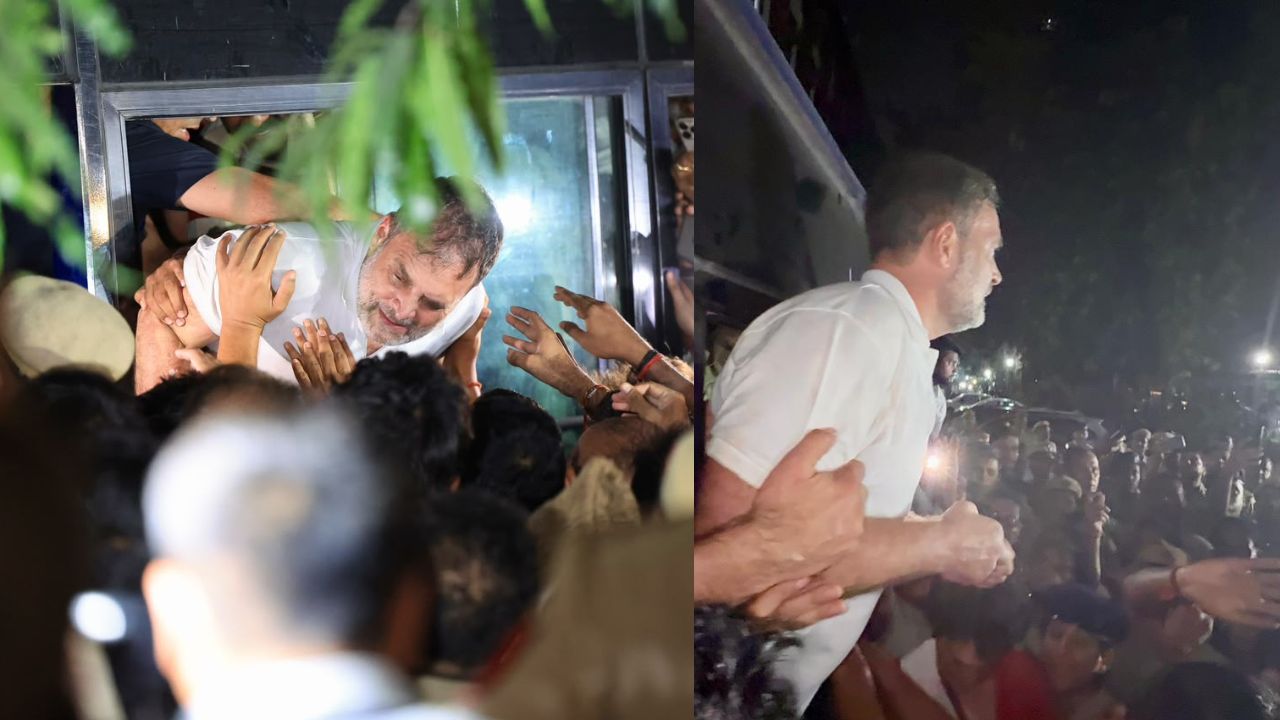 9 घंटे धरना, फिर हिरासत… Kingsway Camp पहुंचाए गए राहुल-प्रियंका रिहा, दिनभर क्या-क्या हुआ?