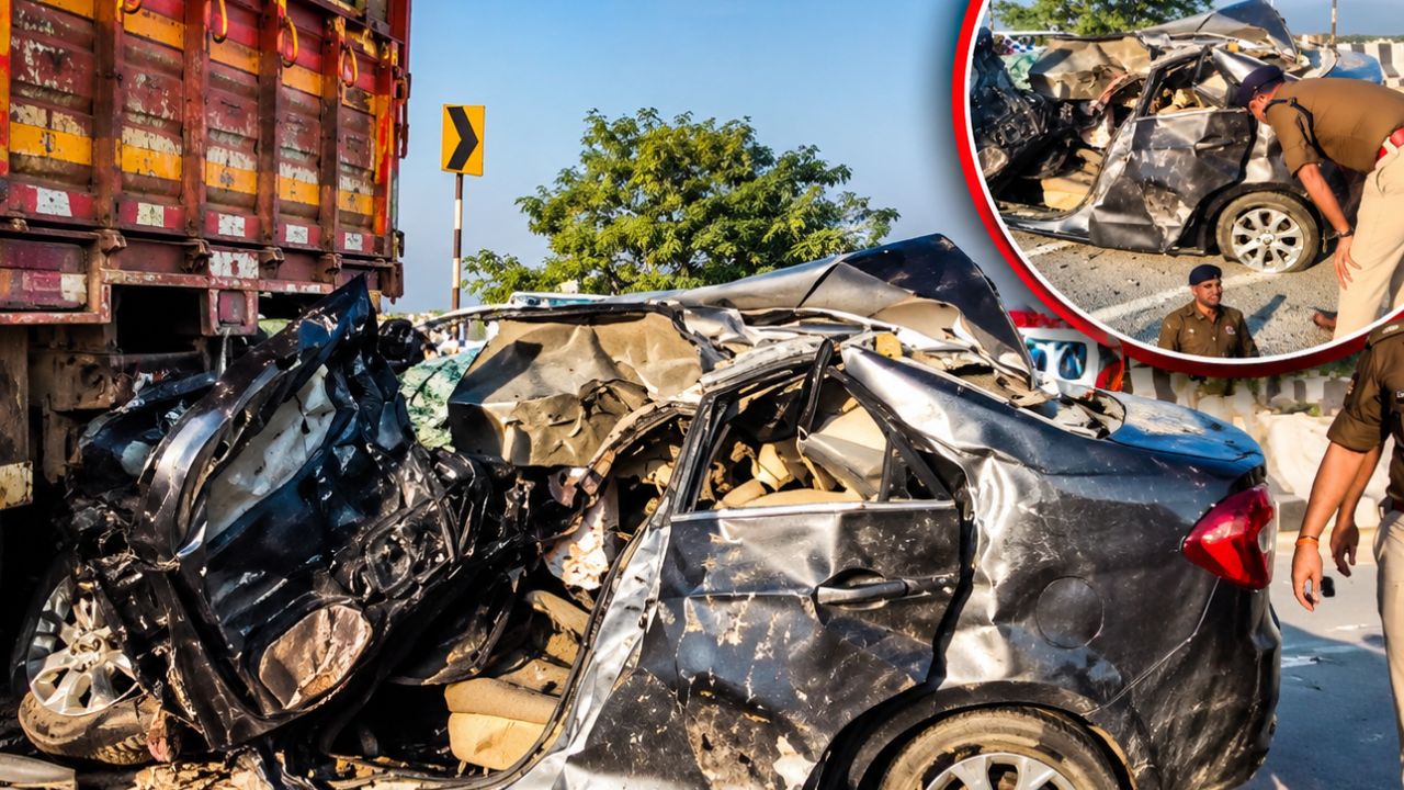 राजस्थान के चूरू में दर्दनाक सड़क हादसा, गोगामेड़ी दर्शन के लिए जा रहा था परिवार; 6 लोगों की मौत, मासूम बच्ची घायल