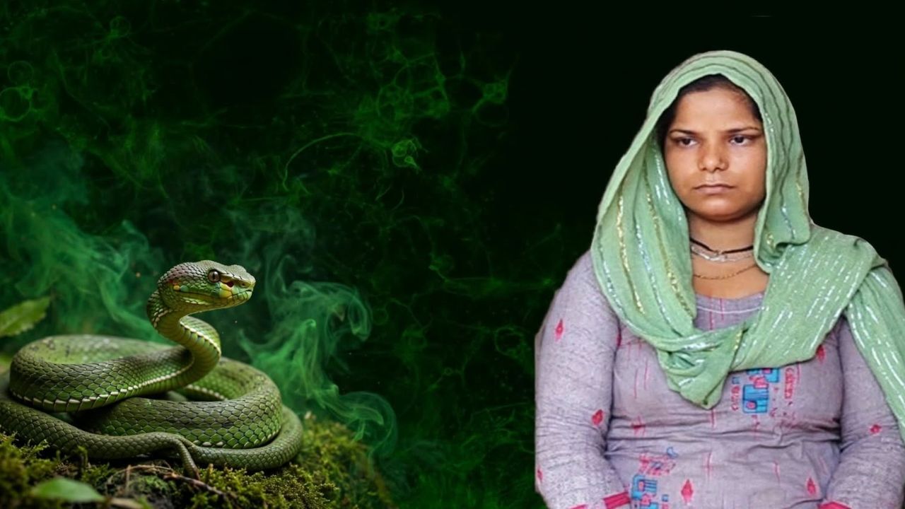 Ravita killed her husband by snake 