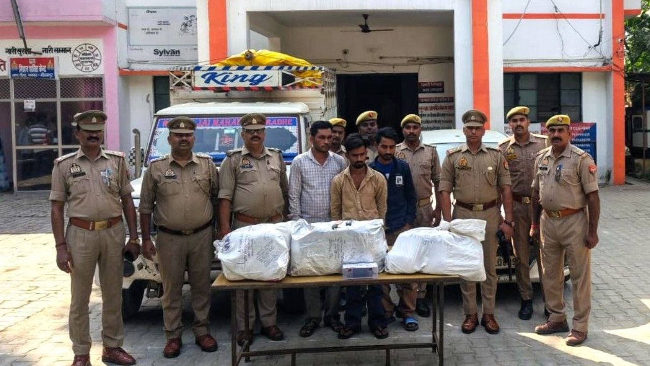 दो गाड़ियों में ले जा रहे थे गांजे की खेप? मीरजापुर में 3 आरोपी गिरफ्तार