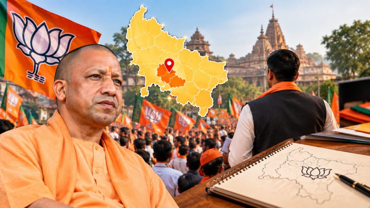 विधानसभा चुनाव से पहले BJP ने कसी कमर! ब्रज क्षेत्र में 6 साल बाद RSS के फुल टाइम प्रचारक की एंट्री, 65 सीटों पर नजर