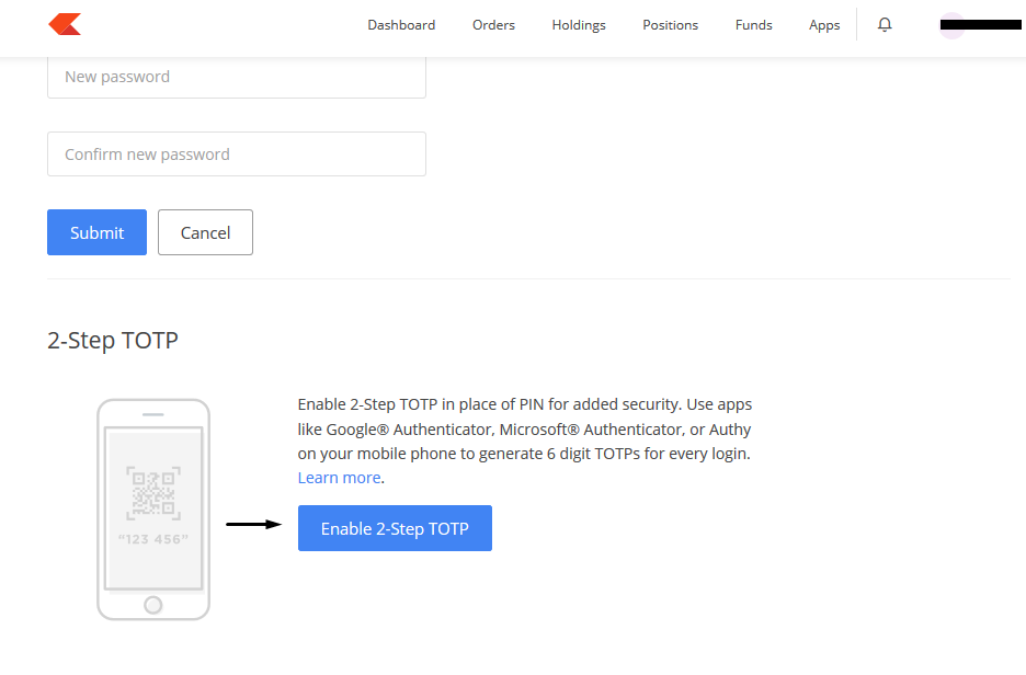 Mandatory TOTP for illiquid risky contracts – Z-Connect by Zerodha