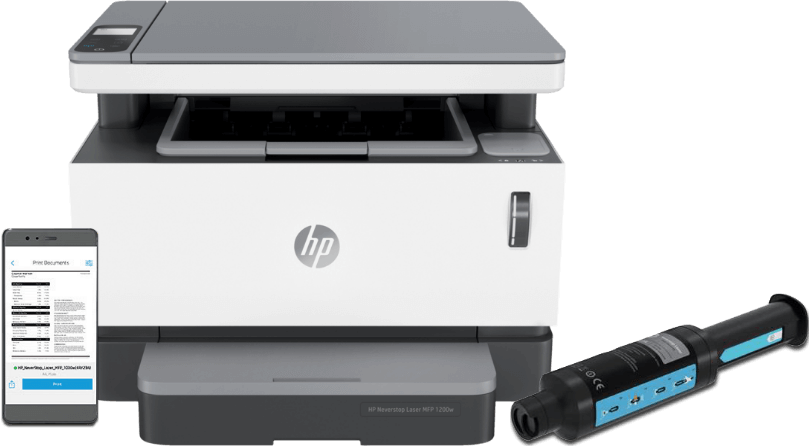 Hp Neverstop 10w Print Copy Scan Wifi Laser Printer Unique Mess Free Reloading Save Upto 80 On Genuine Toner 5x Print Yield Hp Store India