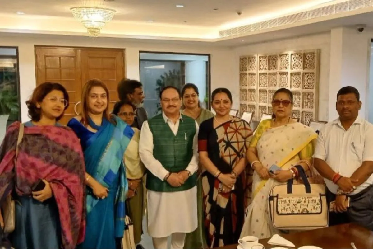 এনসিপিআই-বিজেপি মিশে যাওয়ার জল্পনা নাড্ডার বৈঠকে