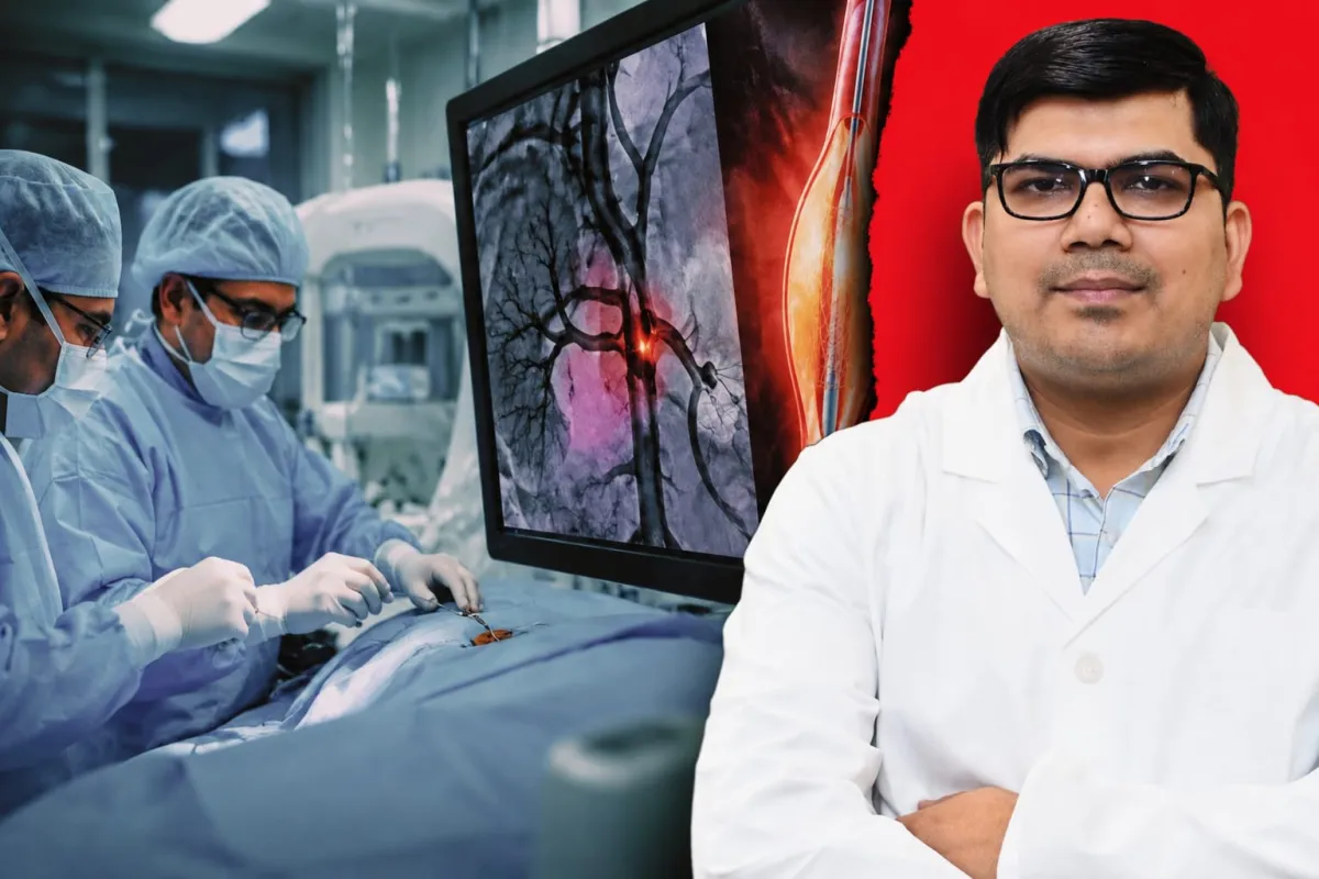 লেজার অ্যাঞ্জিওপ্লাস্টিতে ১০০% ব্লকেজ ধমনীতে নবজীবন