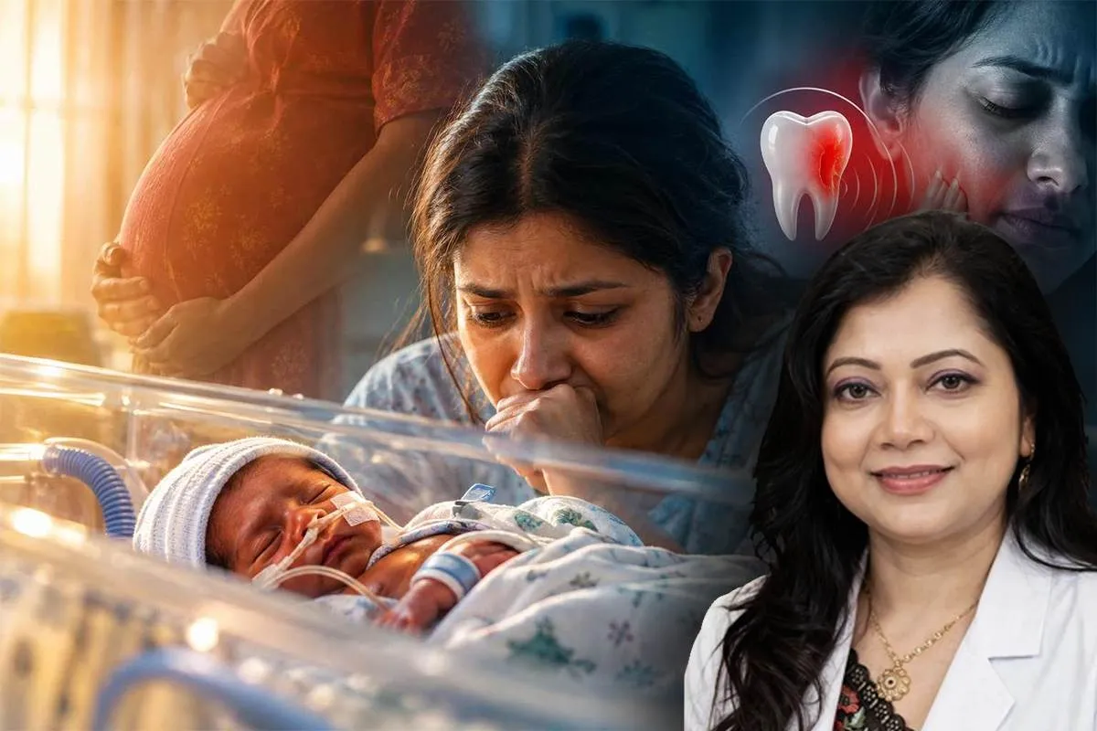 অকাল প্রসবের লুকনো কারণ হতে পারে দাঁতের রোগ