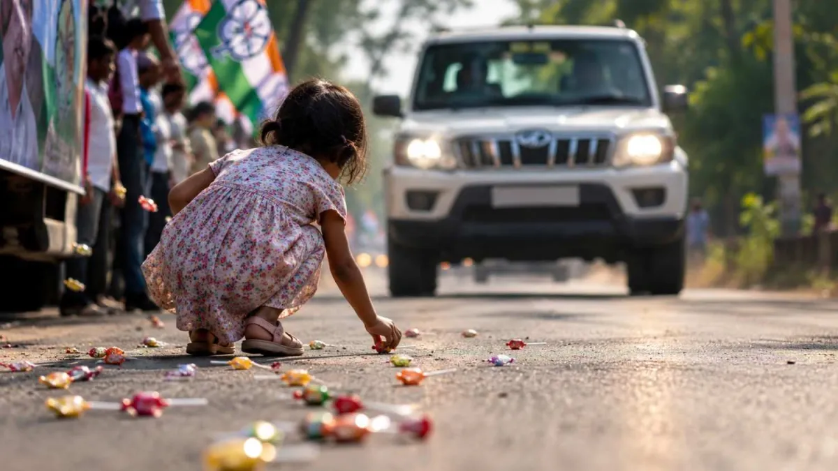 লজেন্স কুড়োতে গিয়ে ধাক্কায় শিশুর মৃত্যু, রেজিনগরে শোক