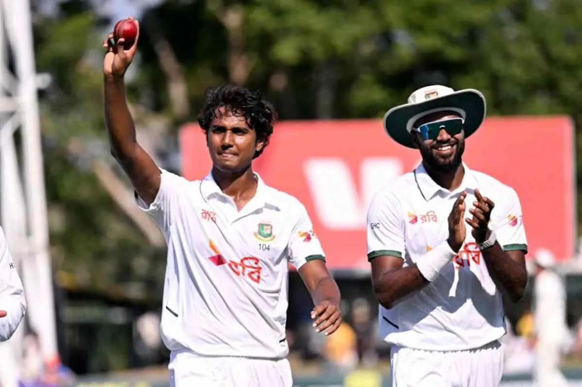 Hasan Mahmud Claims Bangladesh's First Test Hat-Trick Against Afghanistan