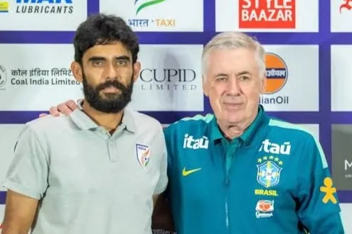 ব্রাজিলের বিরুদ্ধে ম্যাচের আগে ভারতকে পূর্ণ সম্মান অ্যান্সেলোত্তির