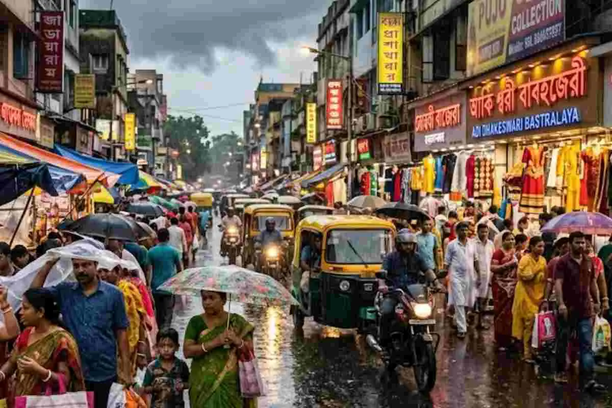 বর্ষা বিদায়ের মুখে নিম্নচাপের জোড়া, পুজোর আগে বৃষ্টির পূর্বাভাস