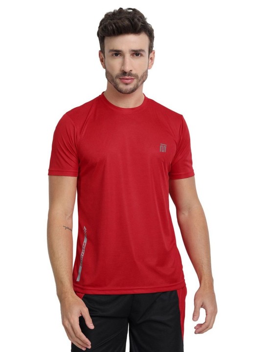 Pack of 4 Round Neck Regular Fit T-shirt