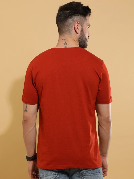 Men Applique T-shirt
