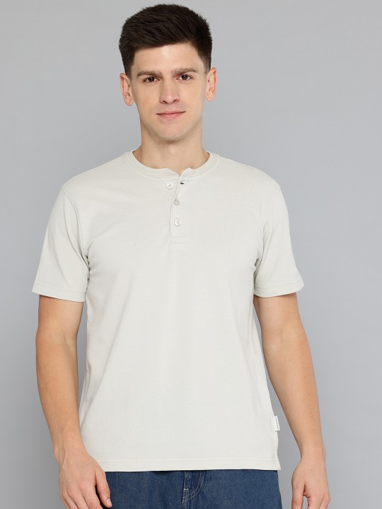 Men Henley Neck T-shirt