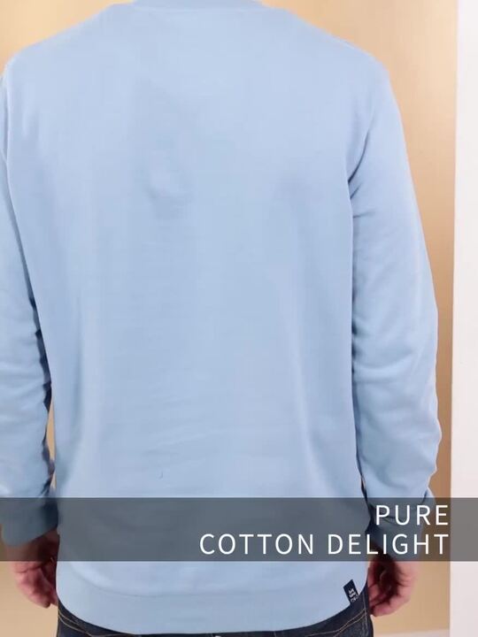 Men Pure Cotton Sweatshirt