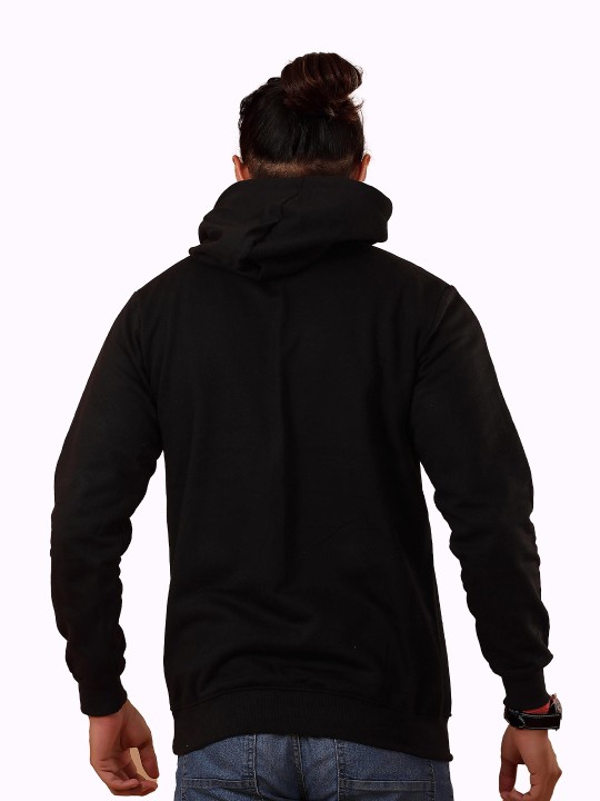 Men Printed Hooded Sweatshirt