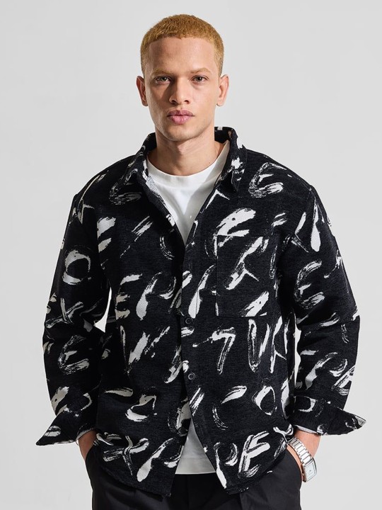 Men Open Front Jacket