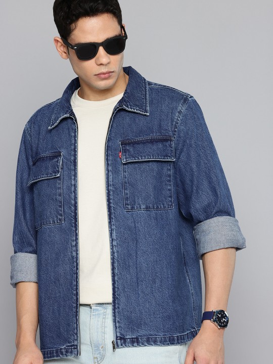 Pure Cotton Relaxed Fit Denim Jacket