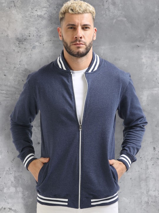 Mock Collar Bomber Jacket