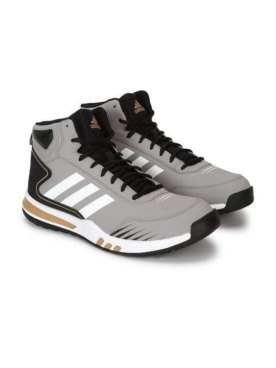 Men Printed ExcelCourt Mid-Top Leather Running Shoes