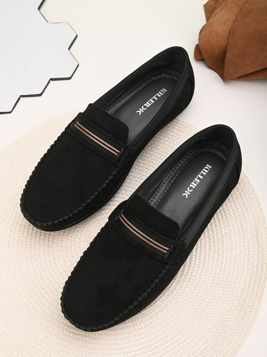 Men Suede Slip-On Loafers
