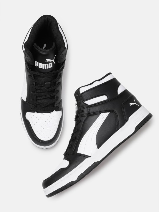 Men Evoke Layup SL Colourblocked Mid-Top Sneakers