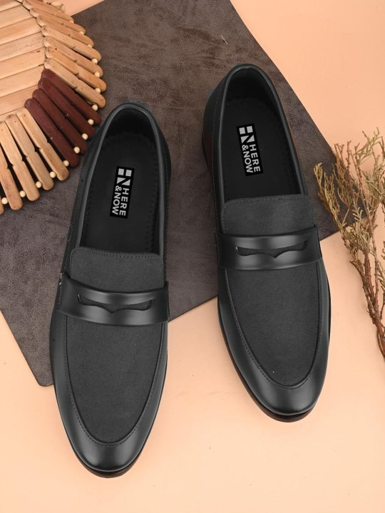 Men Round Toe Slip-On Loafers