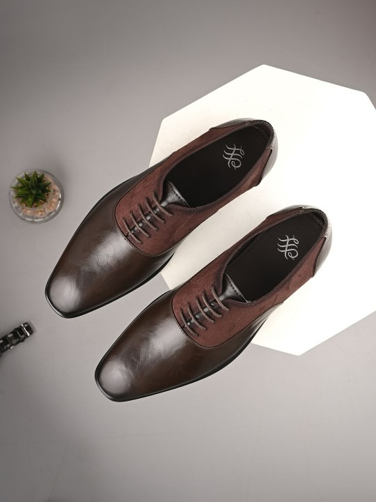 House Of Pataudi Men Formal Lace Up Derbys