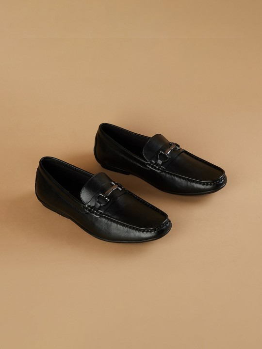Men Textured Formal Loafers