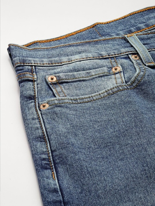 Men 513 Straight Fit Light Fade Stretchable Jeans
