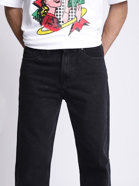 Men Pure Cotton Relaxed Fit Jeans