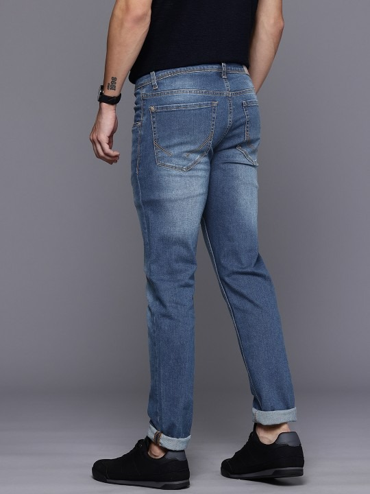Men Skinny Fit Light Fade Stretchable Jeans
