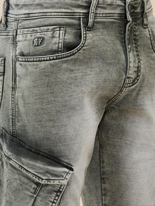Men Classic Heavy Fade Stretchable Jeans