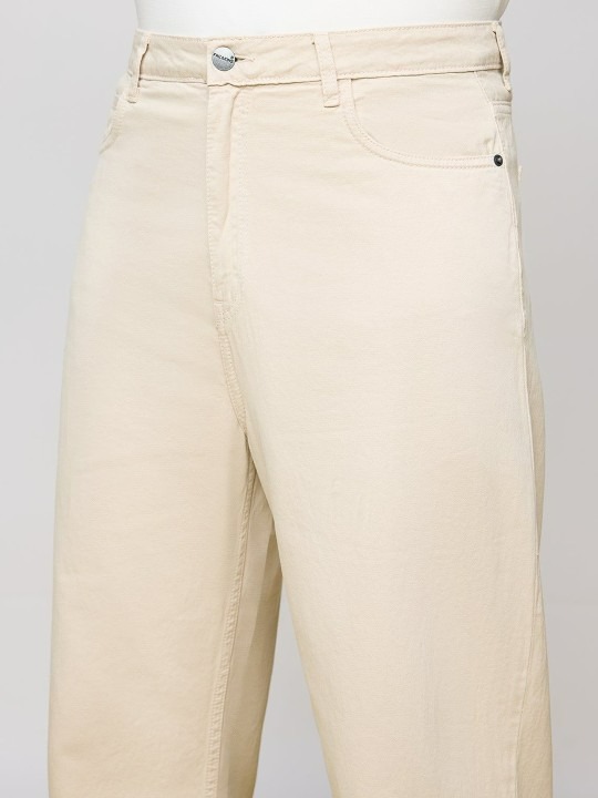 Men Straight Fit High-Rise Jeans