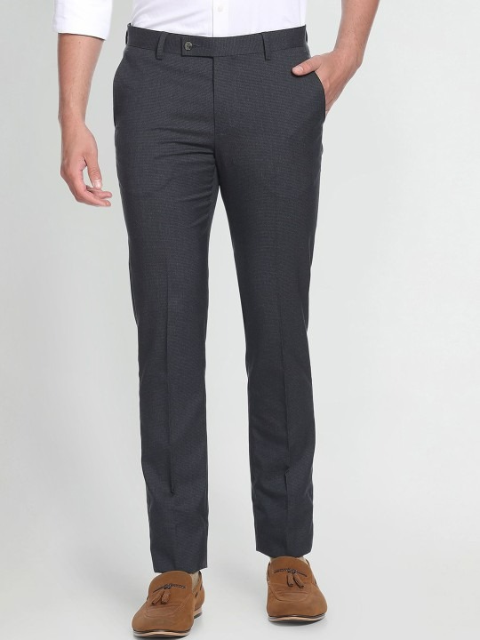 Men Mid-Rise Formal Trousers