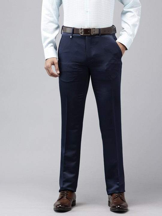 Men Slim Fit Formal Trousers