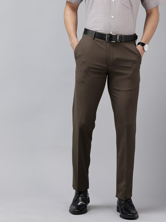 Slim Fit Formal Trousers Men
