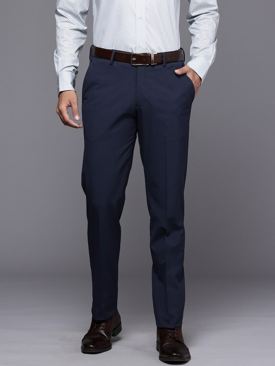Men Slim Formal Trousers