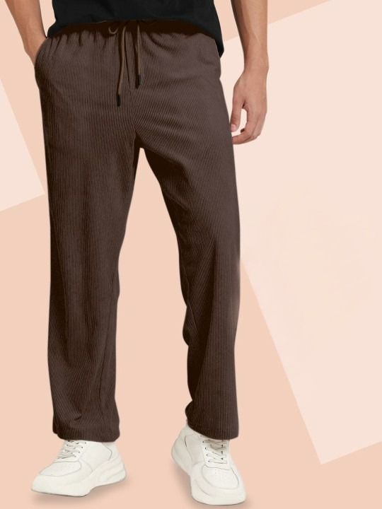 Men Striped Trousers