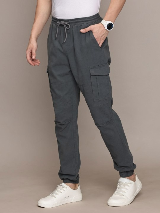 Men Smart Cargos Cotton Trousers
