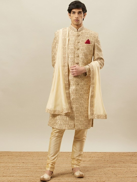 Embroidered Sherwani Set