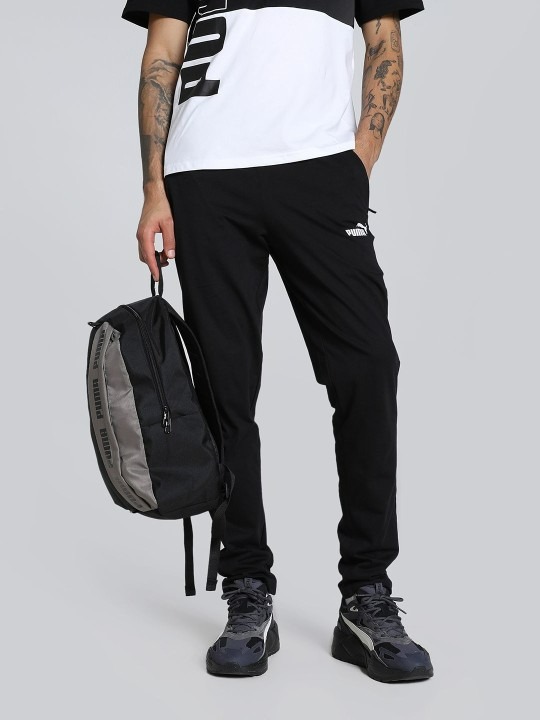 Men Zippered Jersey Pants